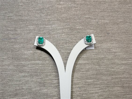 Ohrringe Crivelli Dame in Weißgold Smeraldo 372-3439-B - 372-3439-B